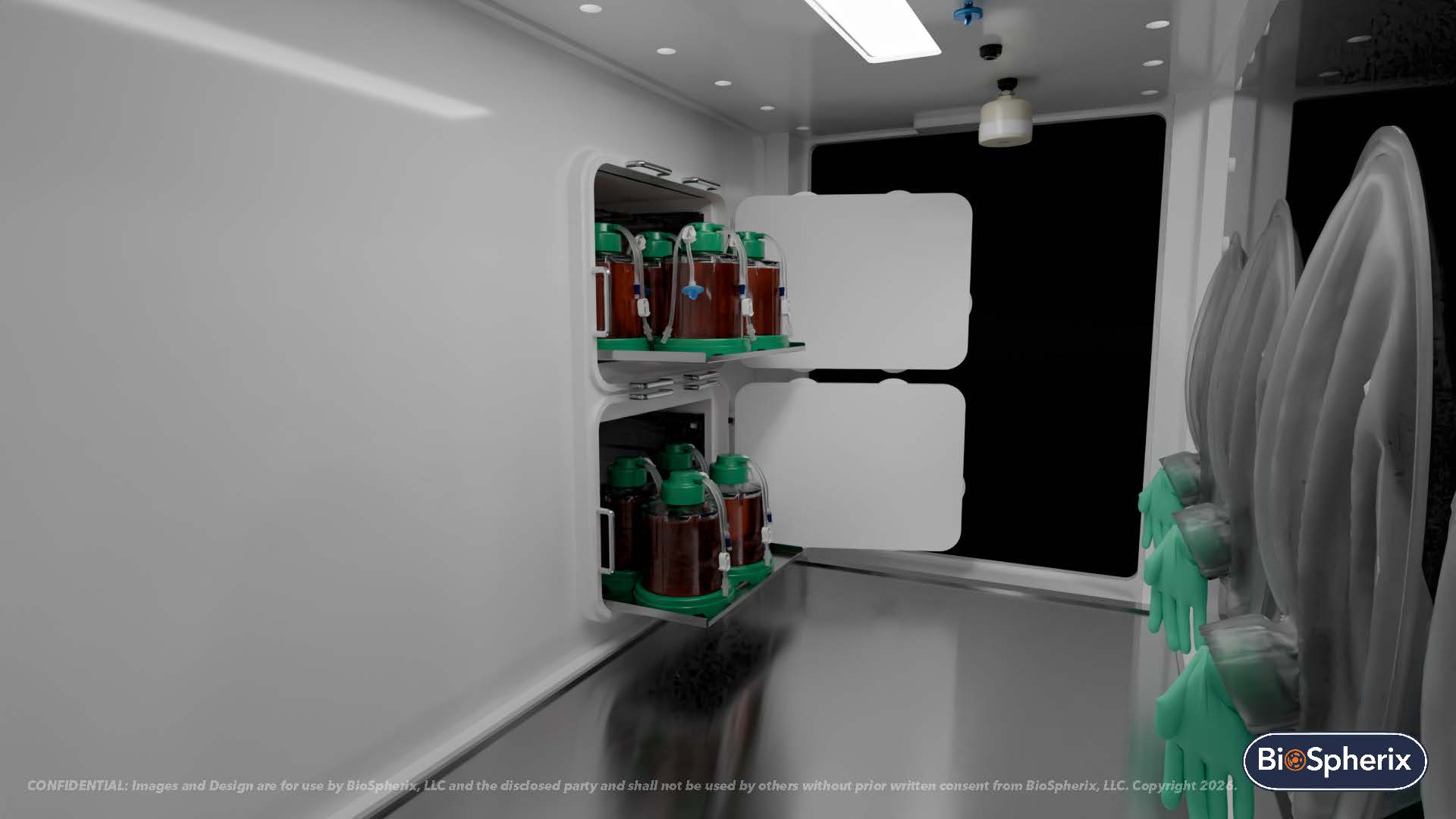 Small Xvivo System Inside Processing Chamber With Incubator